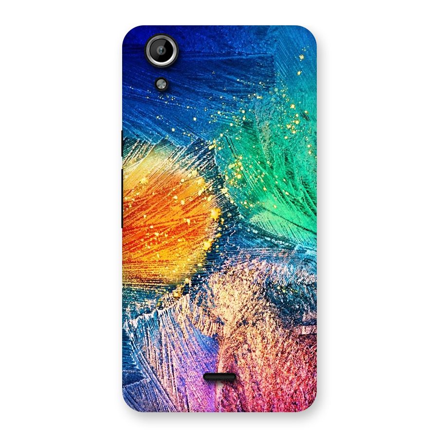 Colorful Leafs Vibrant Back Case for Micromax Canvas Selfie Lens Q345