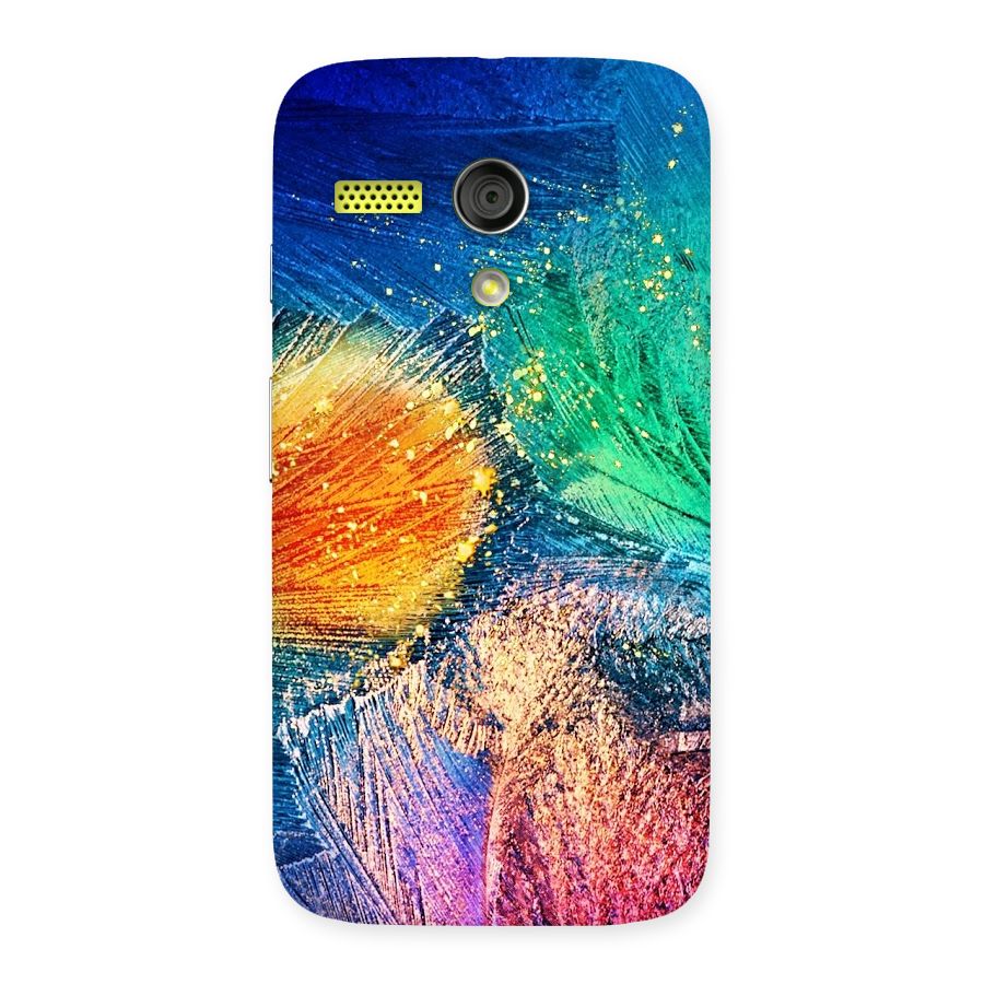 Colorful Leafs Vibrant Back Case for Moto G