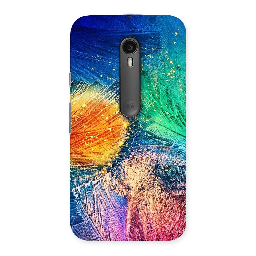 Colorful Leafs Vibrant Back Case for Moto G Turbo