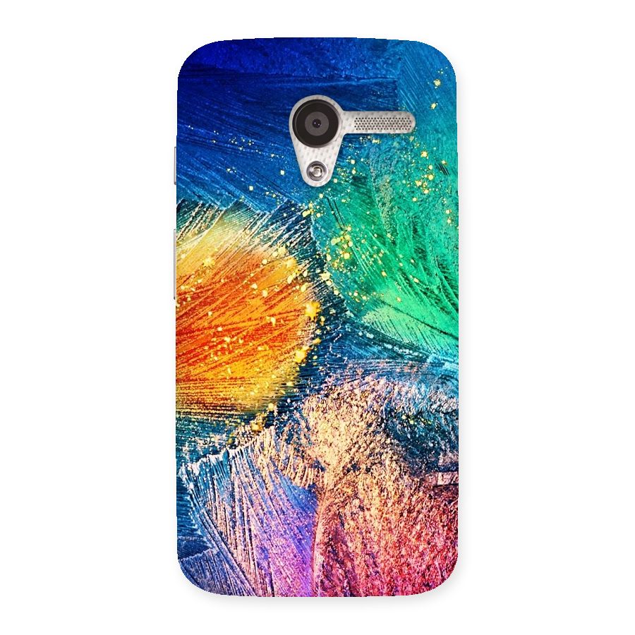Colorful Leafs Vibrant Back Case for Moto X