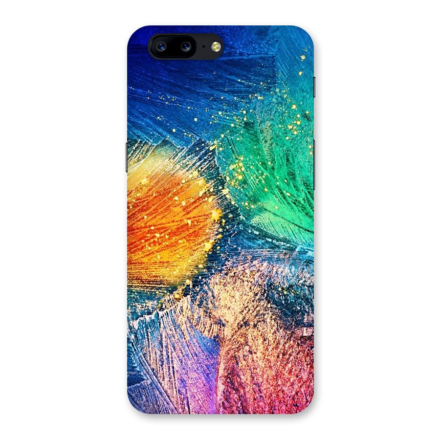Colorful Leafs Vibrant Back Case for OnePlus 5
