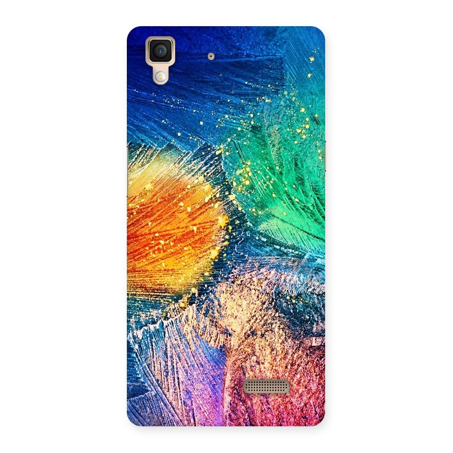Colorful Leafs Vibrant Back Case for Oppo R7