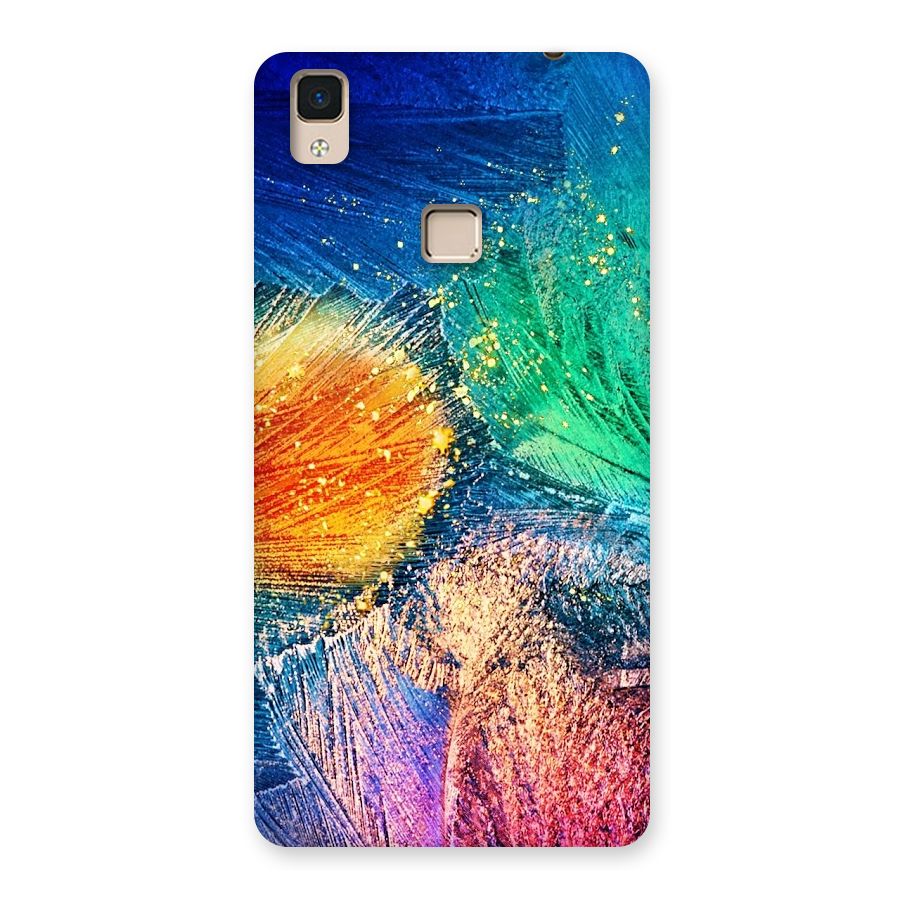 Colorful Leafs Vibrant Back Case for V3 Max