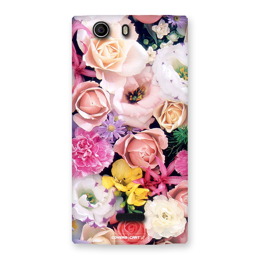 Colorful Roses Back Case for Canvas Nitro 2 E311