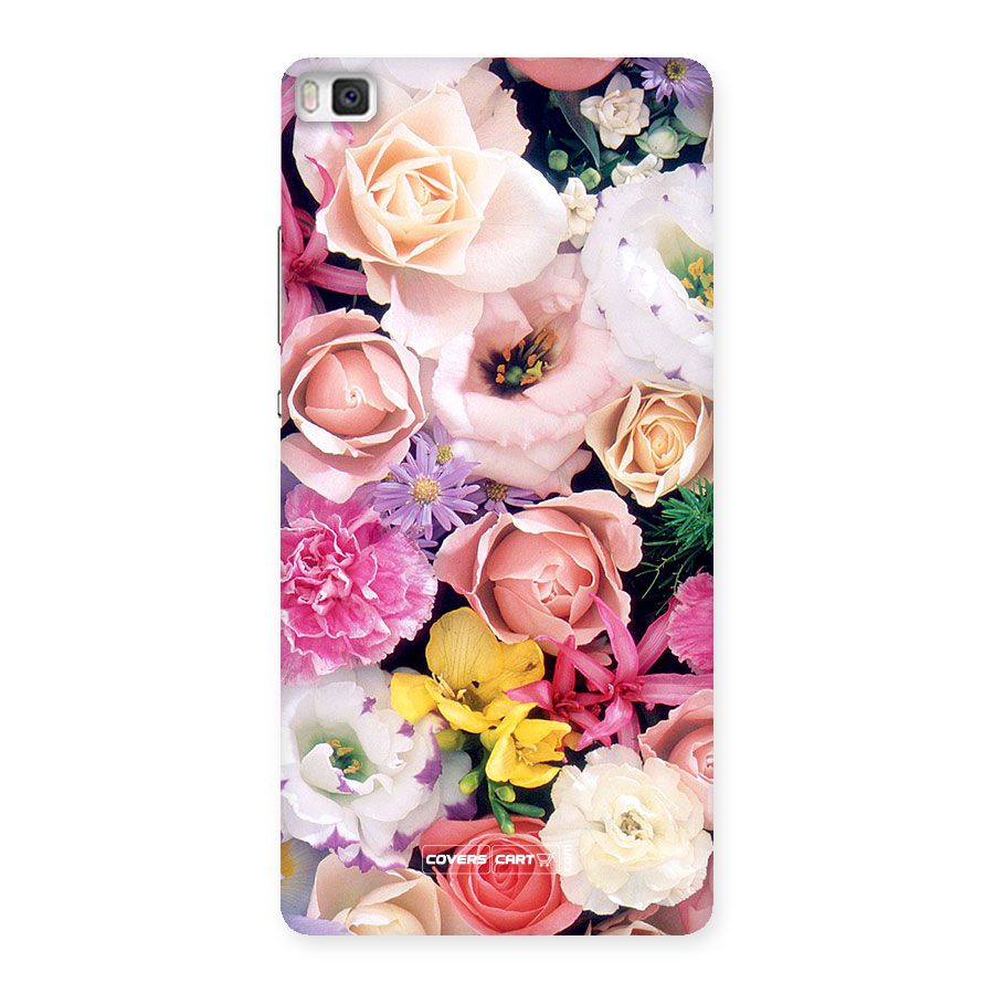 Colorful Roses Back Case for Huawei P8