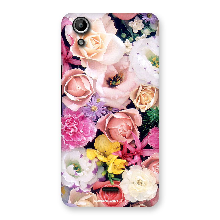 Colorful Roses Back Case for Micromax Canvas Selfie Lens Q345