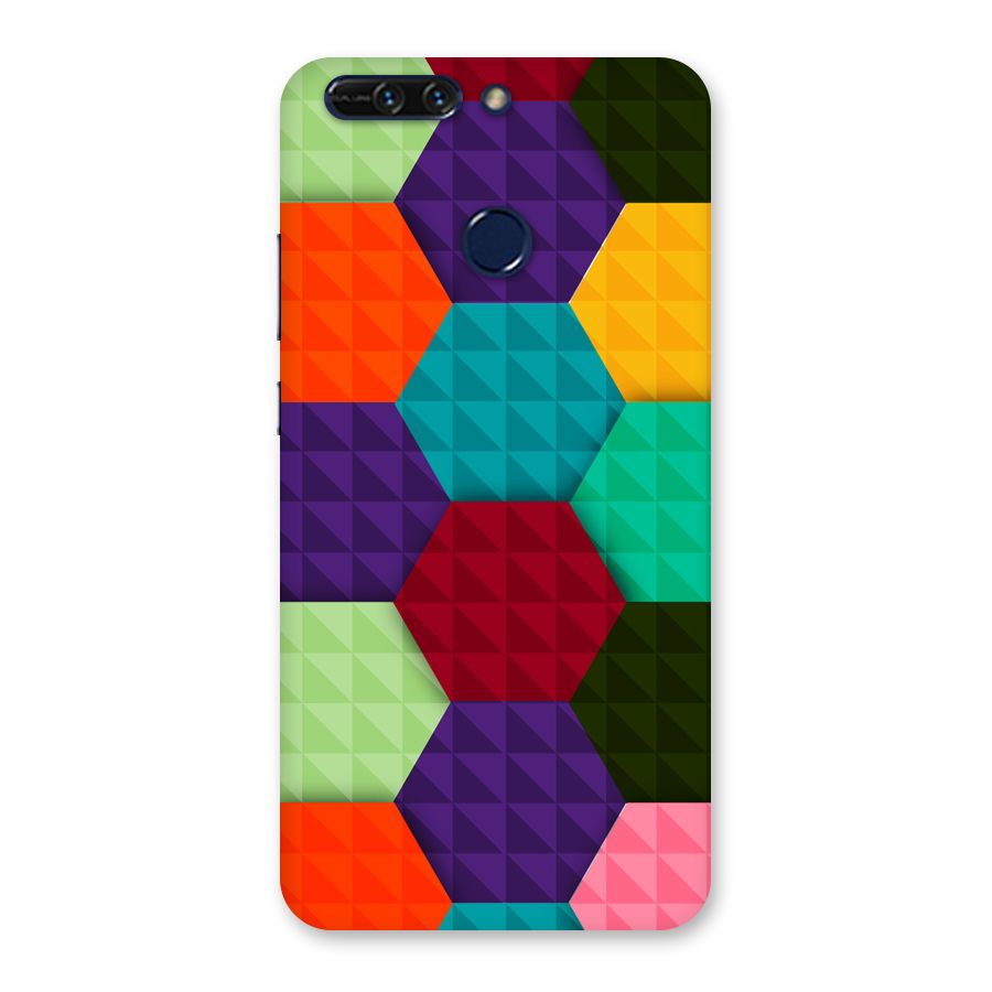 Colourful Abstract Back Case for Honor 8 Pro