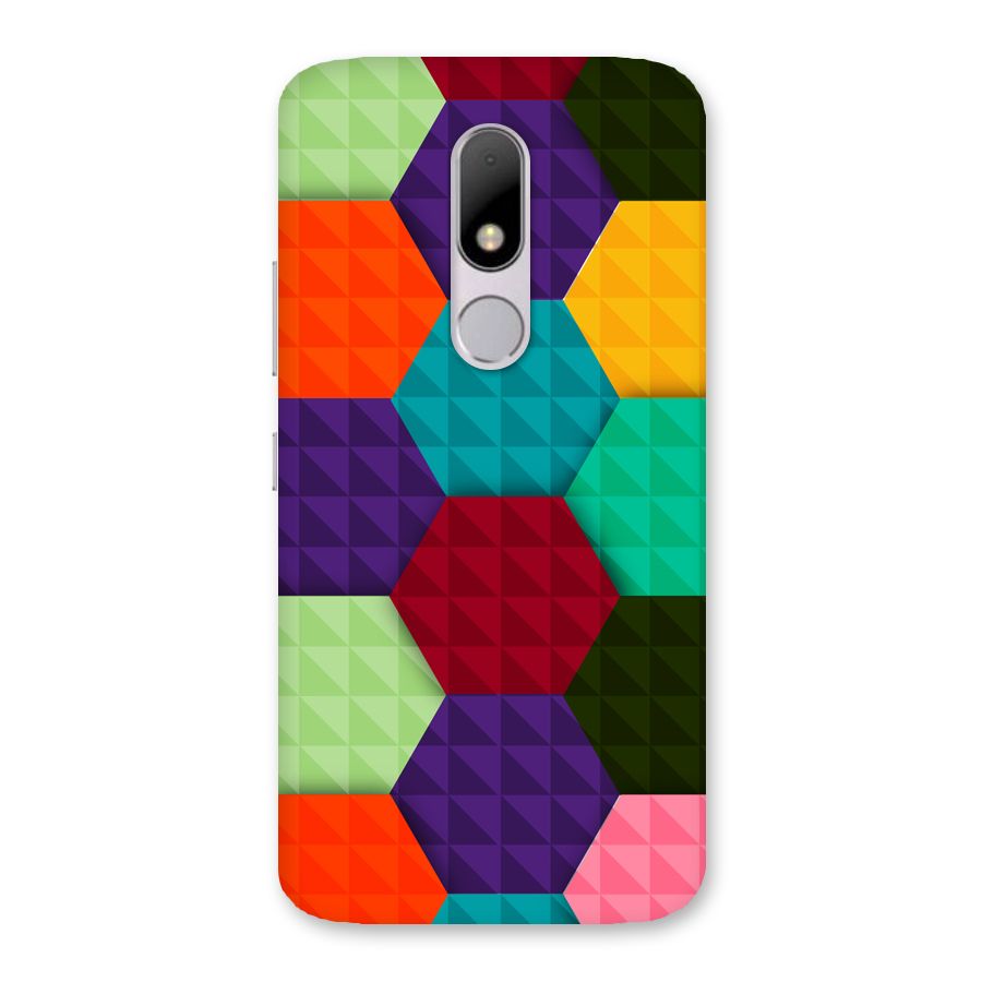 Colourful Abstract Back Case for Moto M