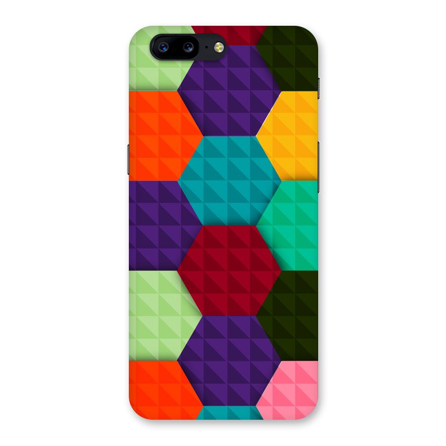 Colourful Abstract Back Case for OnePlus 5