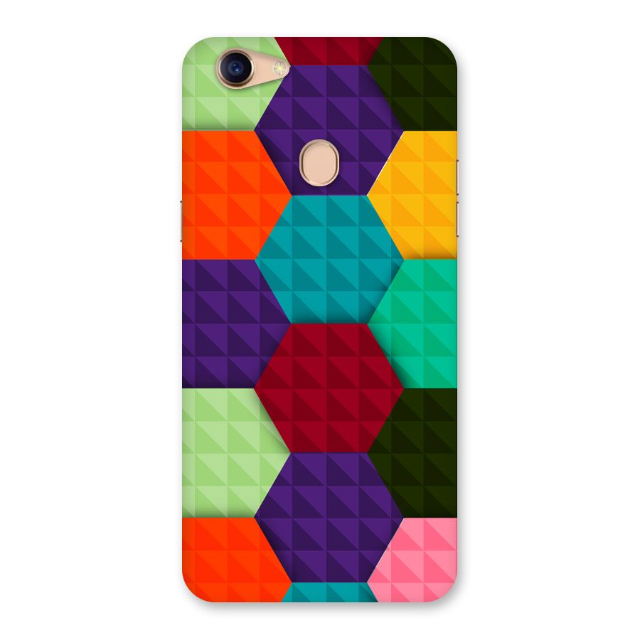 Colourful Abstract Back Case for Oppo F5