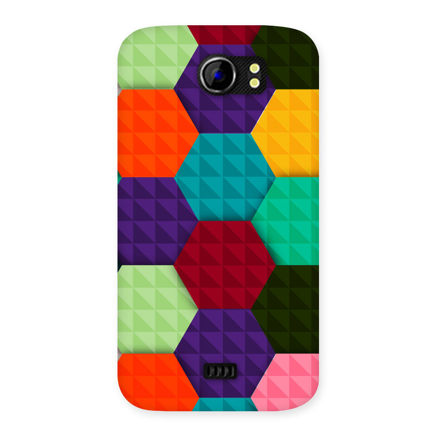 Colourful Abstract Back Case for Micromax Canvas 2 A110