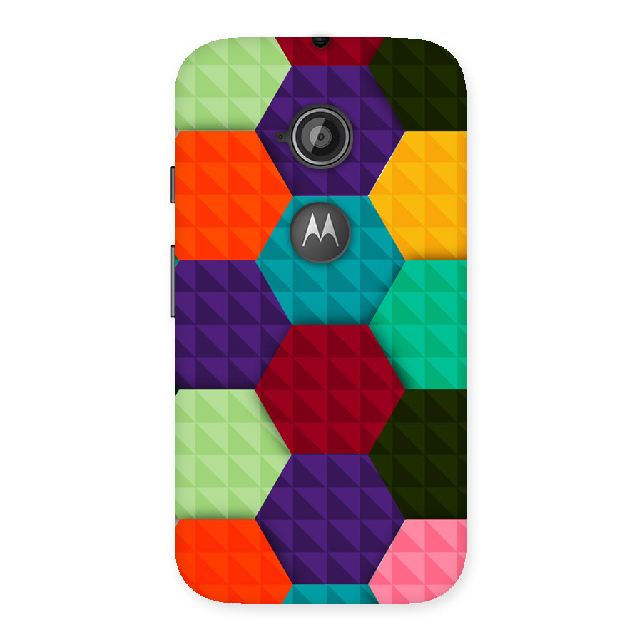 Colourful Abstract Back Case for Moto E 2nd Gen