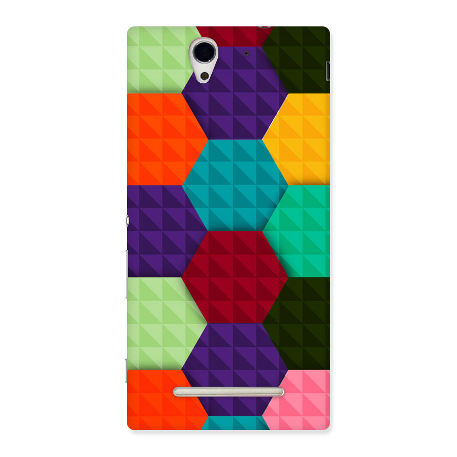 Colourful Abstract Back Case for Sony Xperia C3