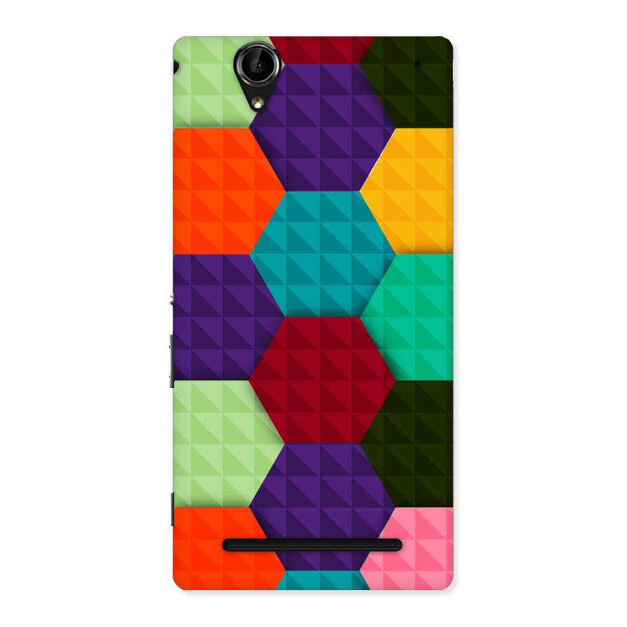 Colourful Abstract Back Case for Sony Xperia T2