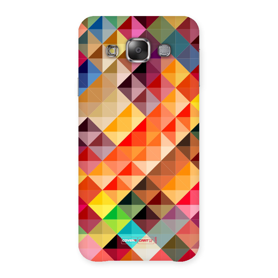 Colorful Cubes Back Case for Galaxy E7
