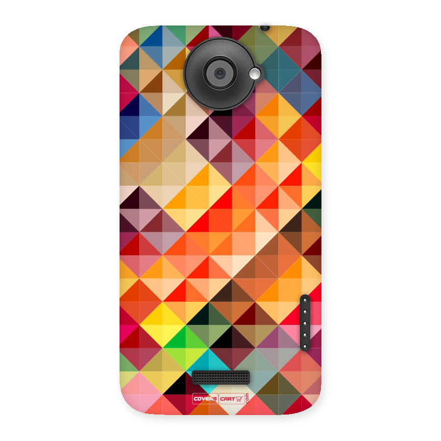 Colorful Cubes Back Case for HTC One X