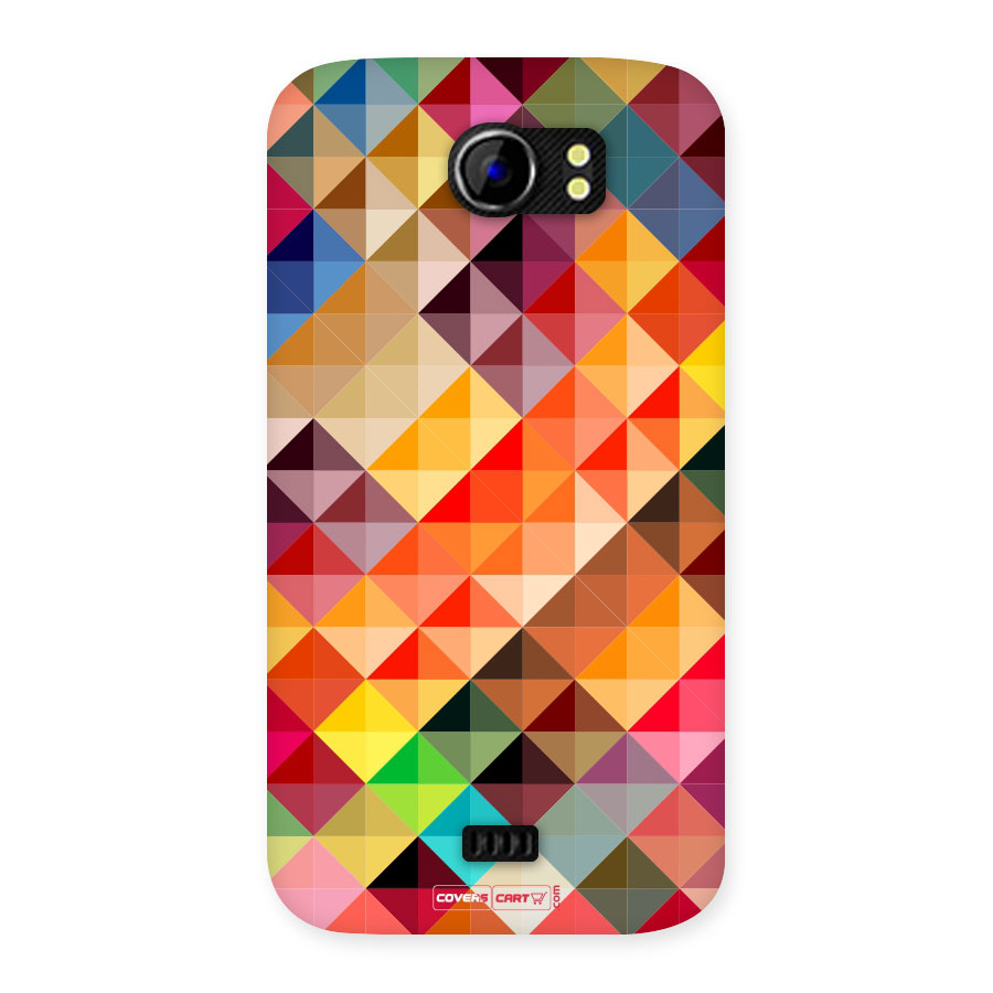 Colorful Cubes Back Case for Micromax Canvas 2 A110
