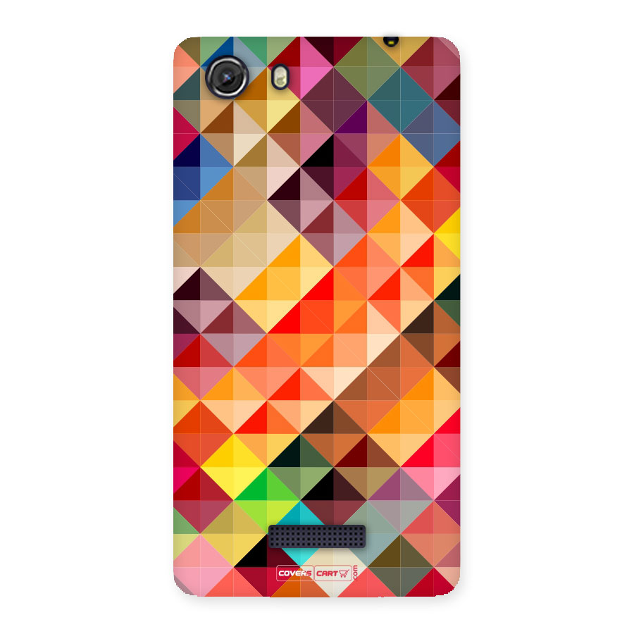 Colorful Cubes Back Case for Micromax Unite 3