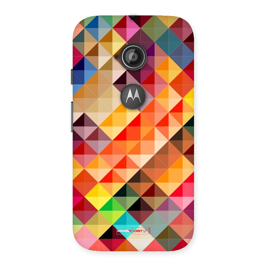 Colorful Cubes Back Case for Moto E 2nd Gen