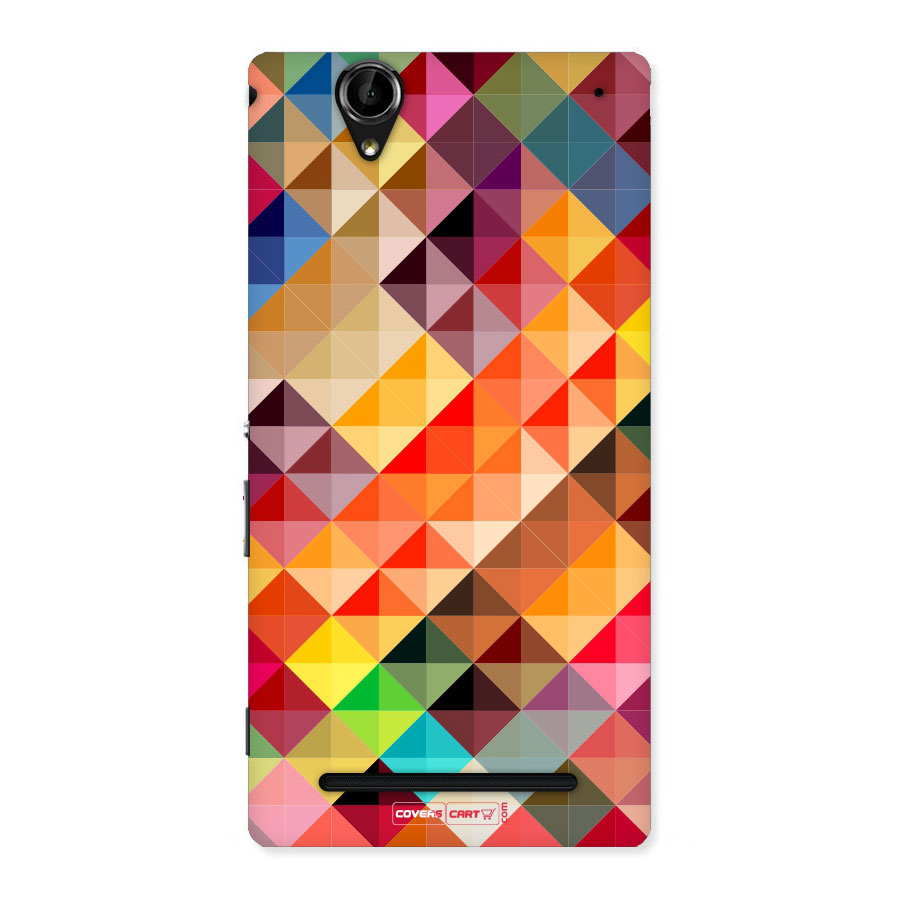 Colorful Cubes Back Case for Sony Xperia T2