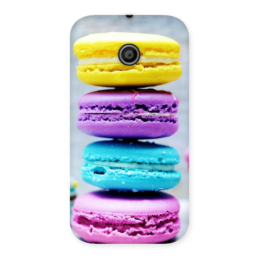Colourful Whoopie Pies Back Case for Moto E