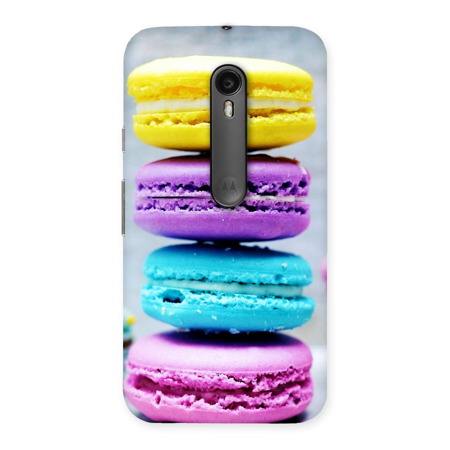 Colourful Whoopie Pies Back Case for Moto G3