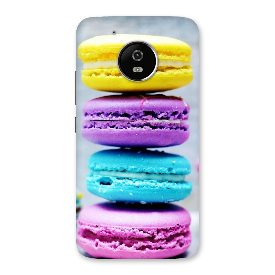 Colourful Whoopie Pies Back Case for Moto G5