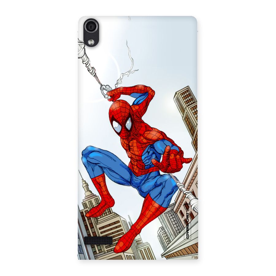 Comic Spider Man Back Case for Ascend P6