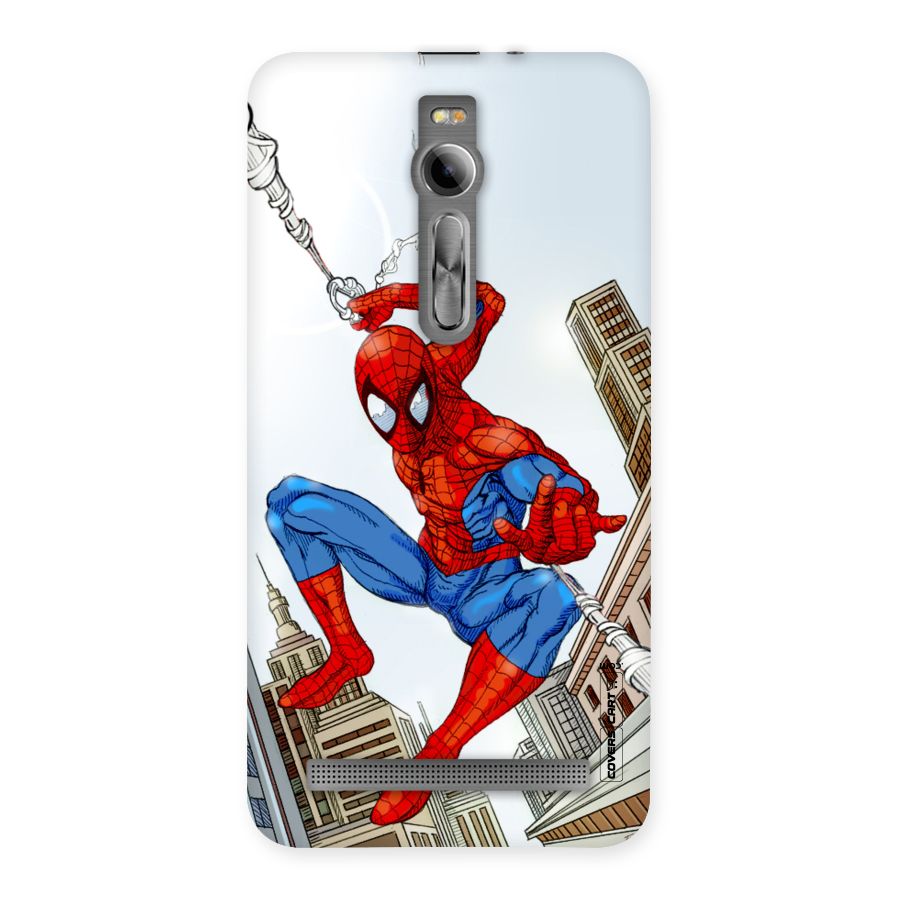 Comic Spider Man Back Case for Asus Zenfone 2