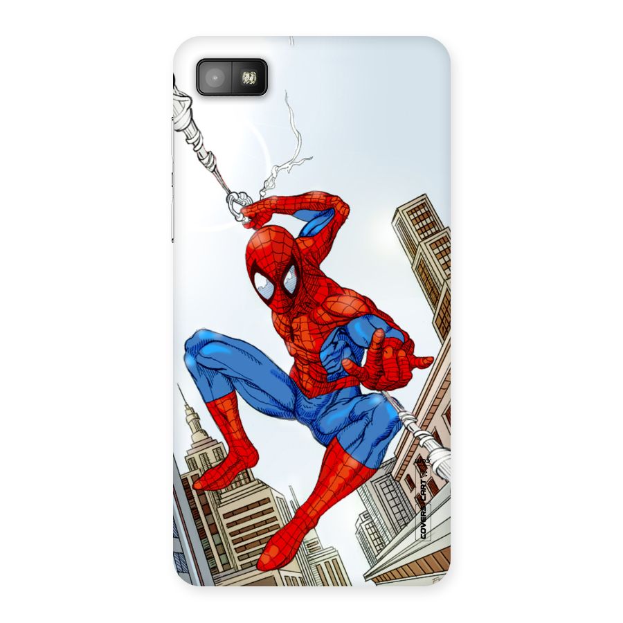 Comic Spider Man Back Case for Blackberry Z10