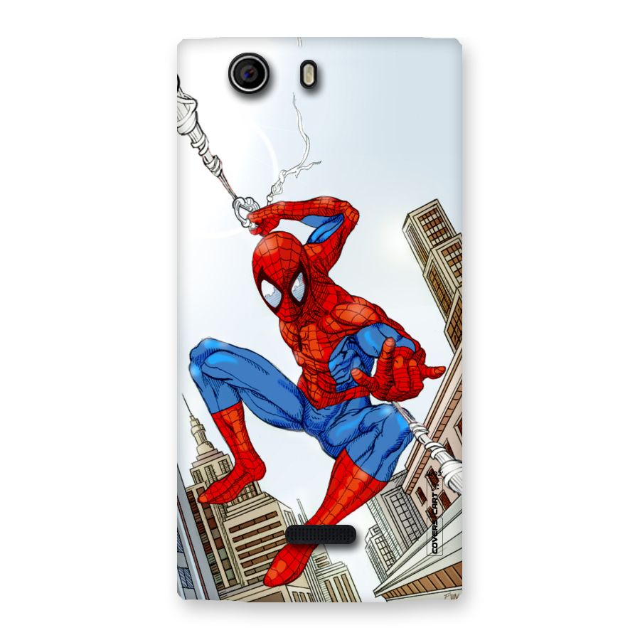 Comic Spider Man Back Case for Canvas Nitro 2 E311