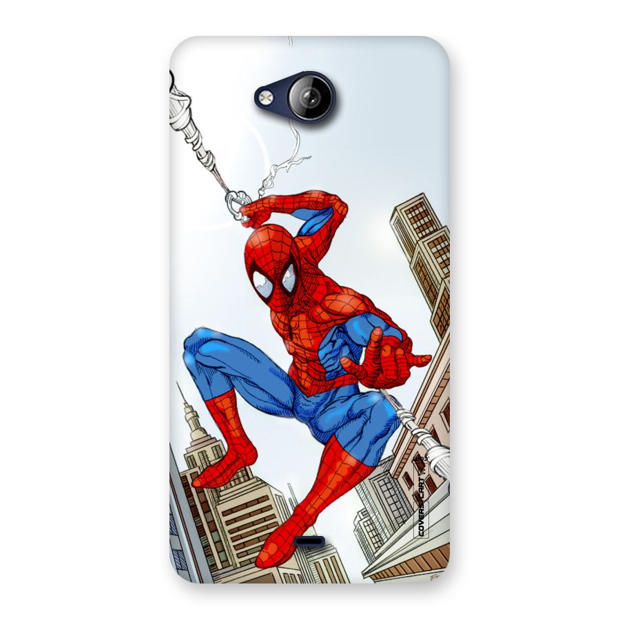 Comic Spider Man Back Case for Canvas Play Q355