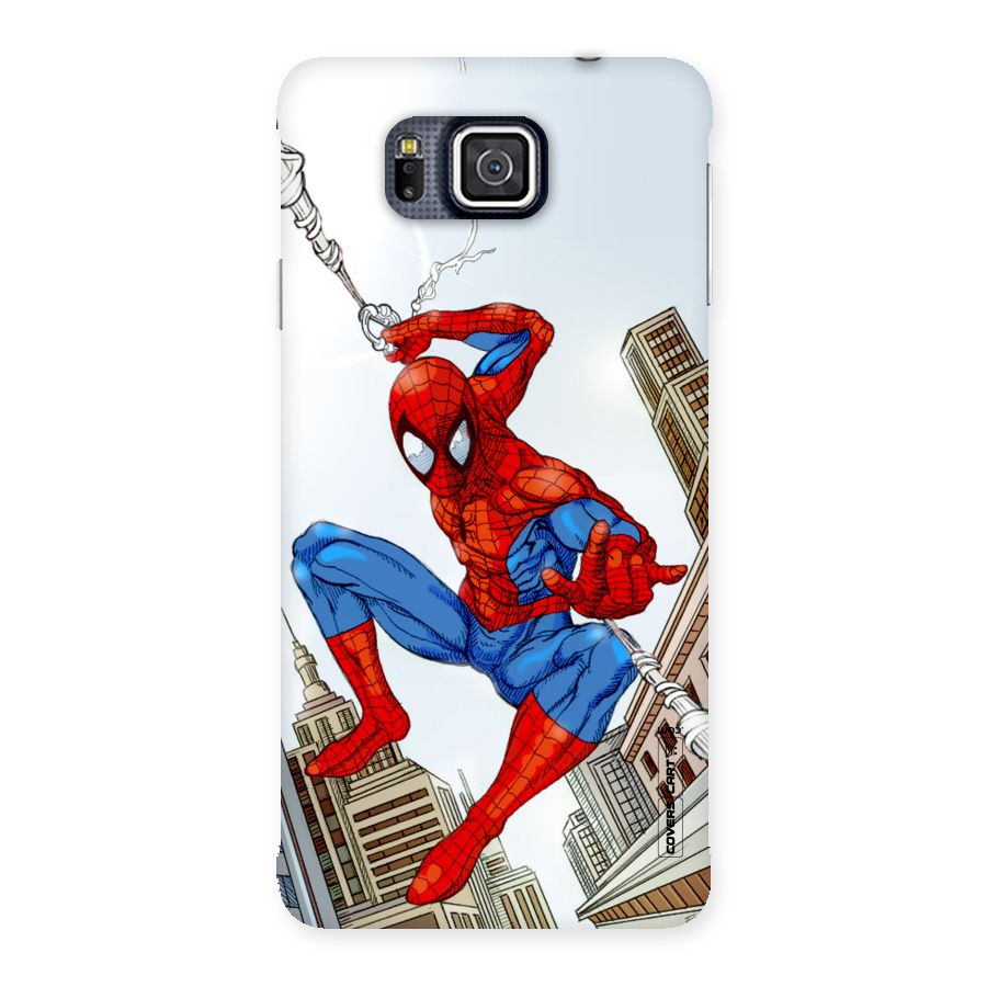 Comic Spider Man Back Case for Galaxy Alpha