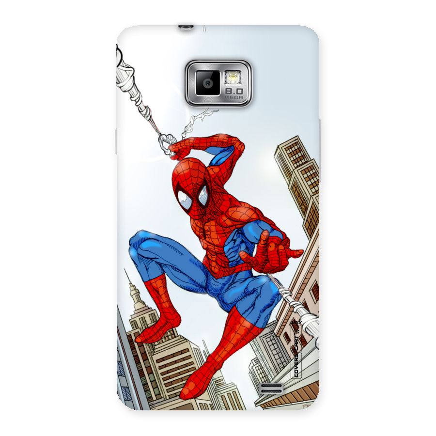 Comic Spider Man Back Case for Galaxy S2