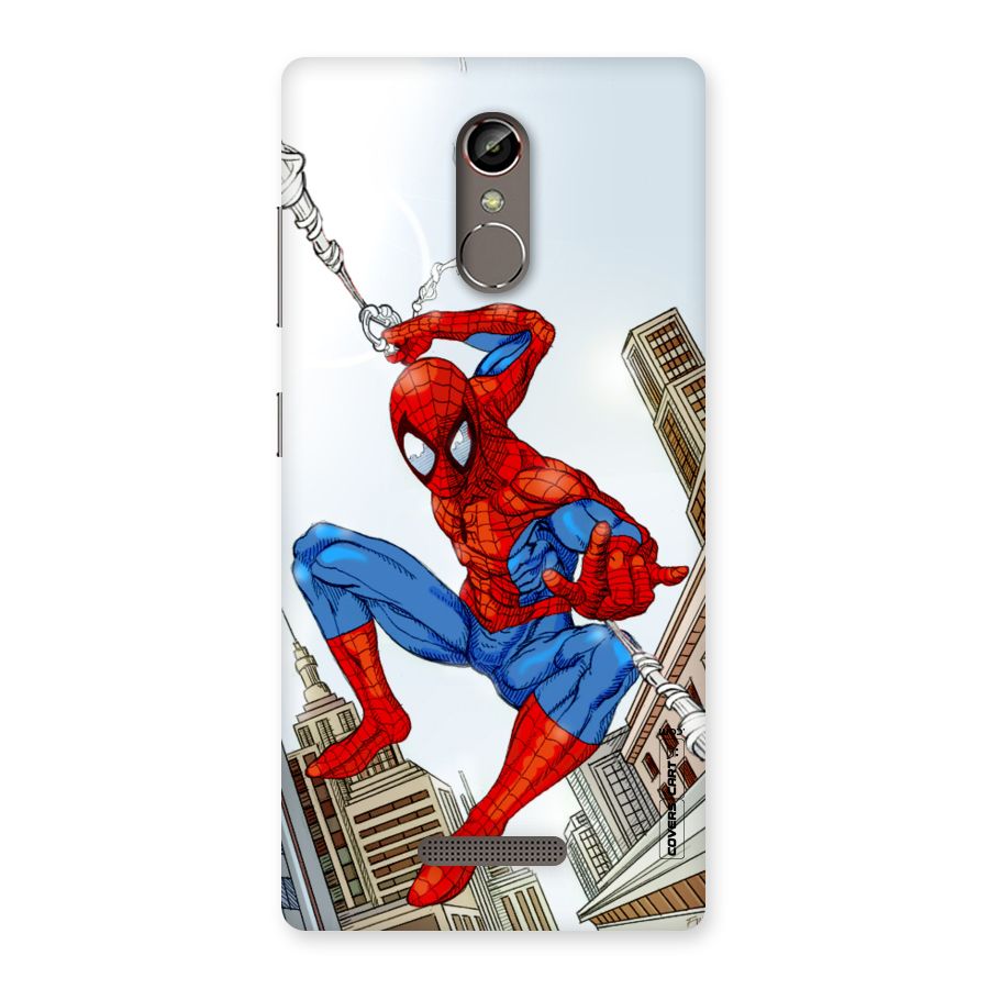 Comic Spider Man Back Case for Gionee S6s