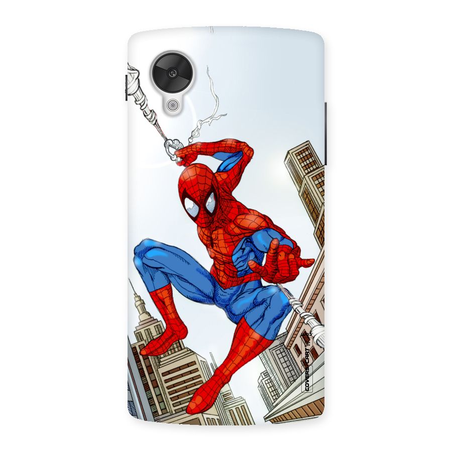 Comic Spider Man Back Case for Google Nexsus 5