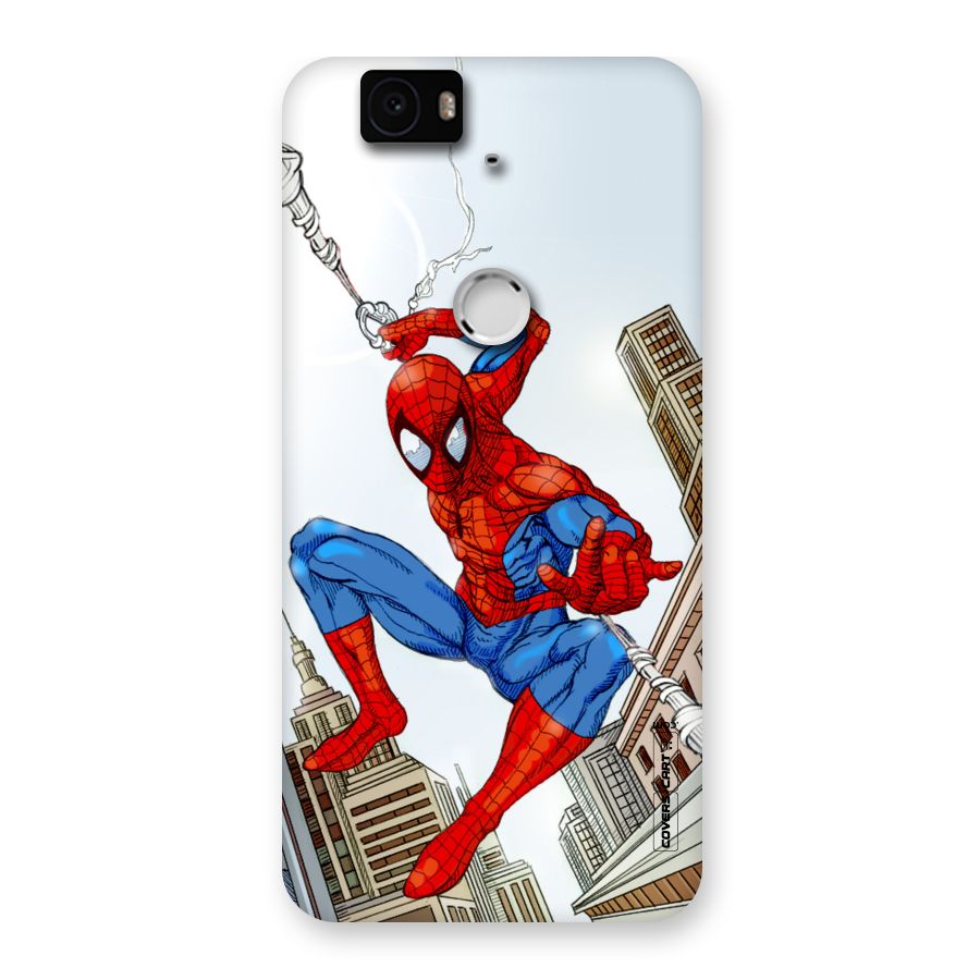 Comic Spider Man Back Case for Google Nexus-6P