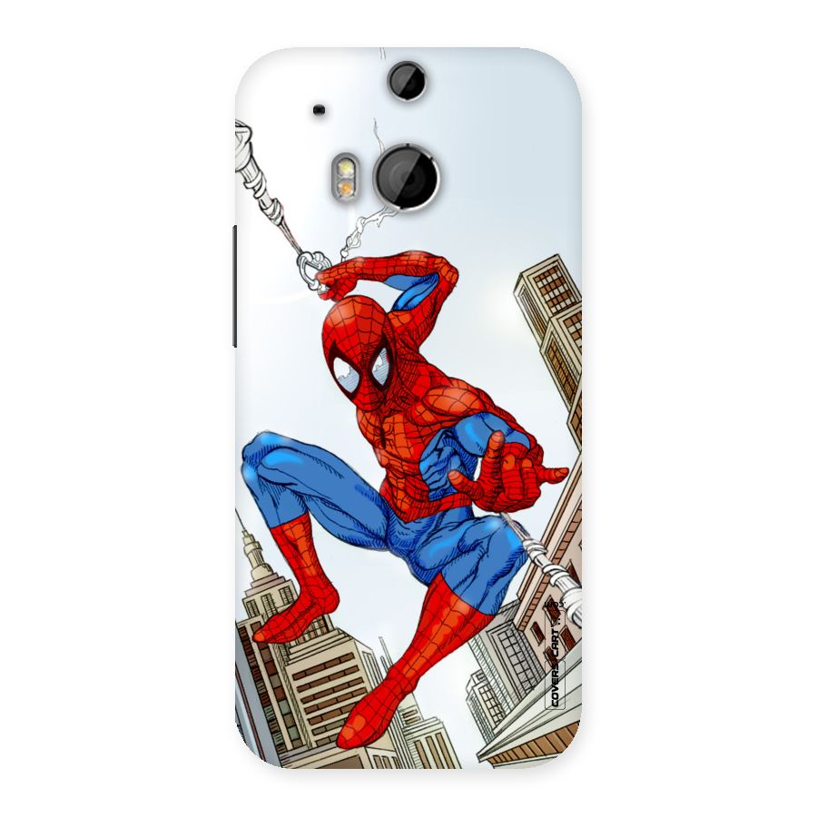 Comic Spider Man Back Case for HTC One M8