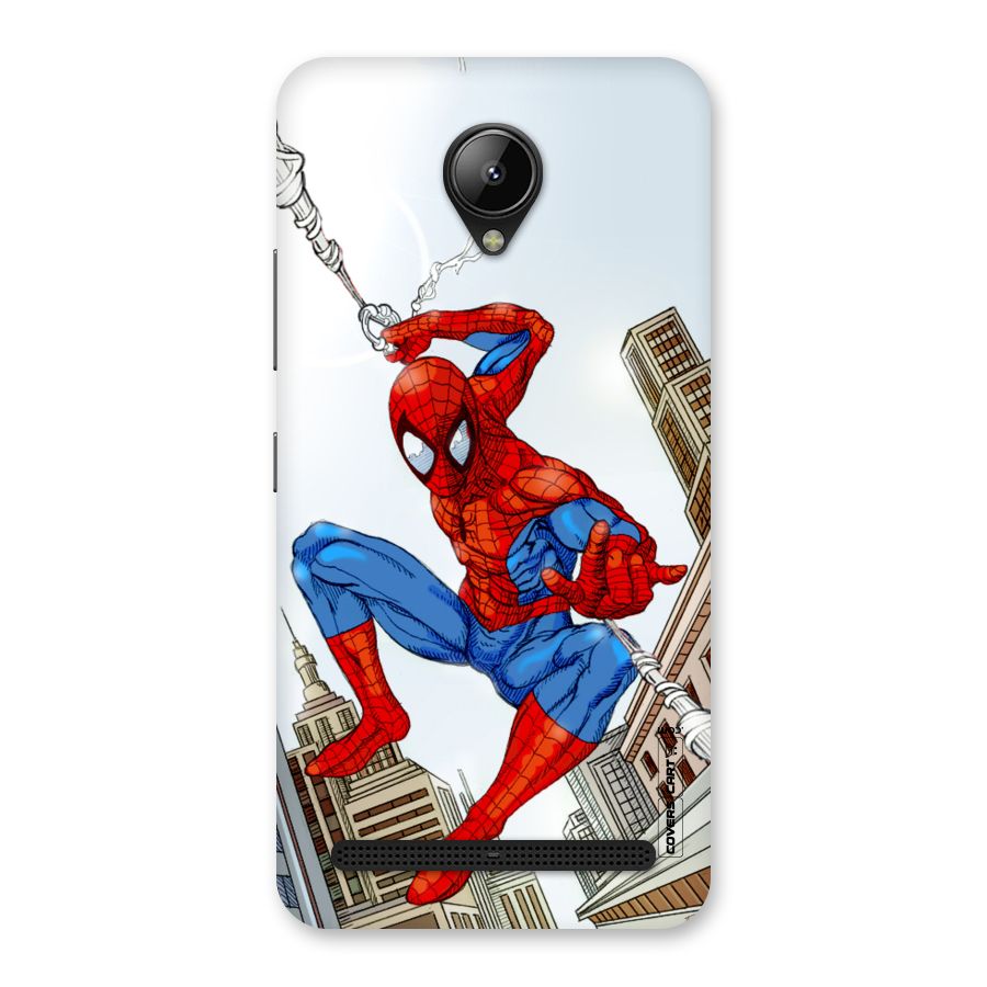 Comic Spider Man Back Case for Lenovo C2