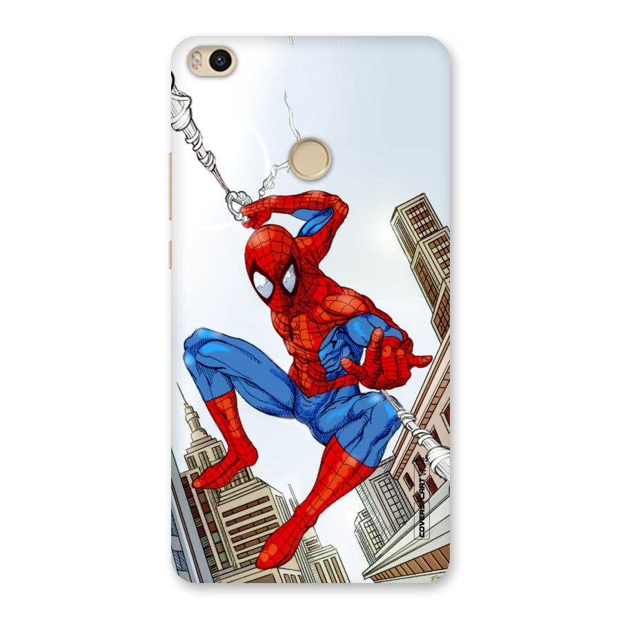 Comic Spider Man Back Case for Mi Max 2