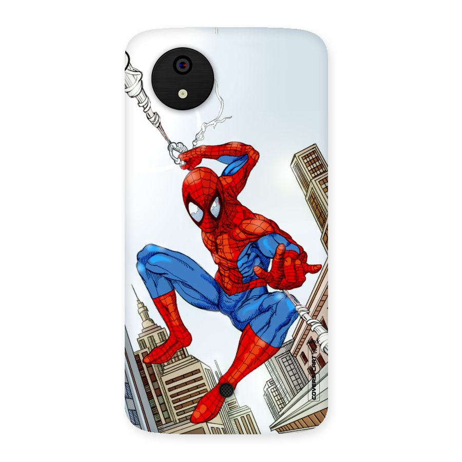 Comic Spider Man Back Case for Micromax Canvas A1