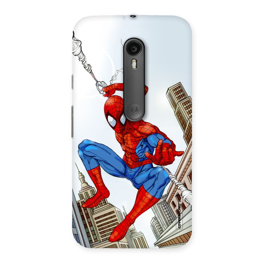 Comic Spider Man Back Case for Moto G3