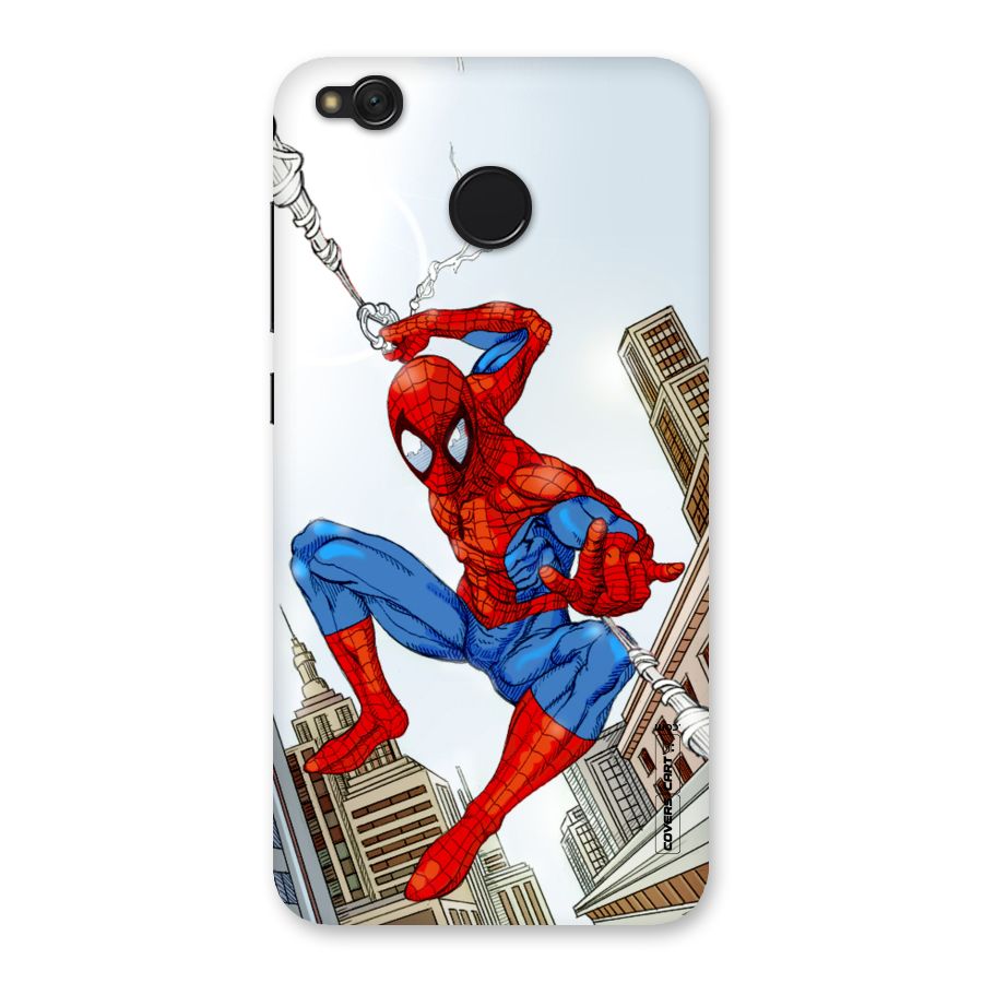 Comic Spider Man Back Case for Redmi 4