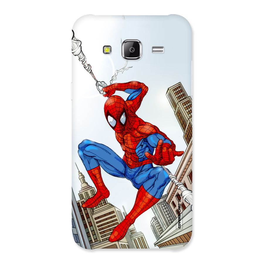 Comic Spider Man Back Case for Samsung Galaxy J2 Prime