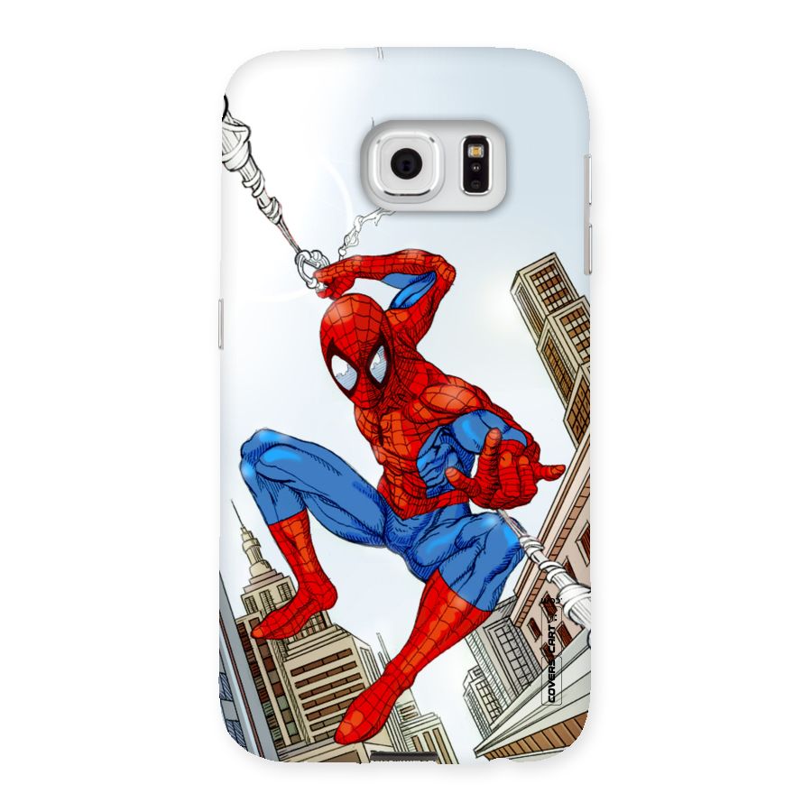 Comic Spider Man Back Case for Samsung Galaxy S6