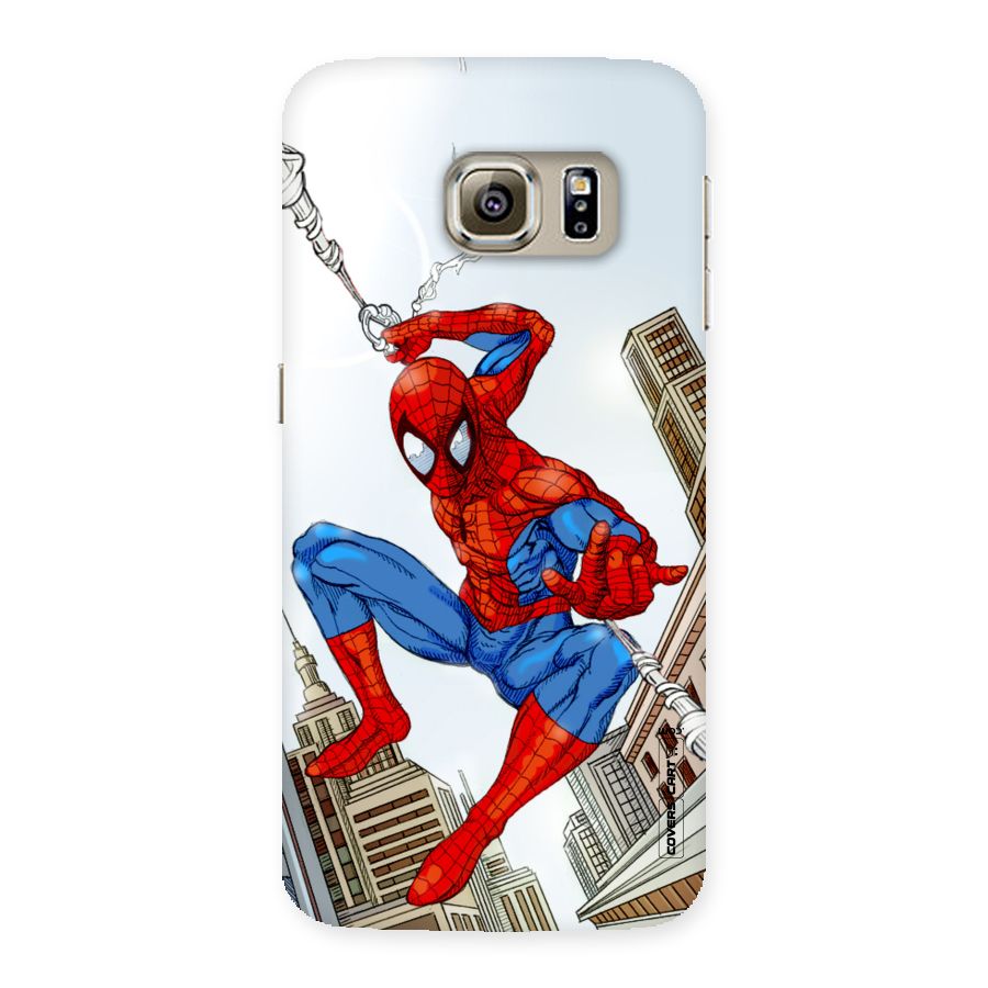 Comic Spider Man Back Case for Samsung Galaxy S6 Edge