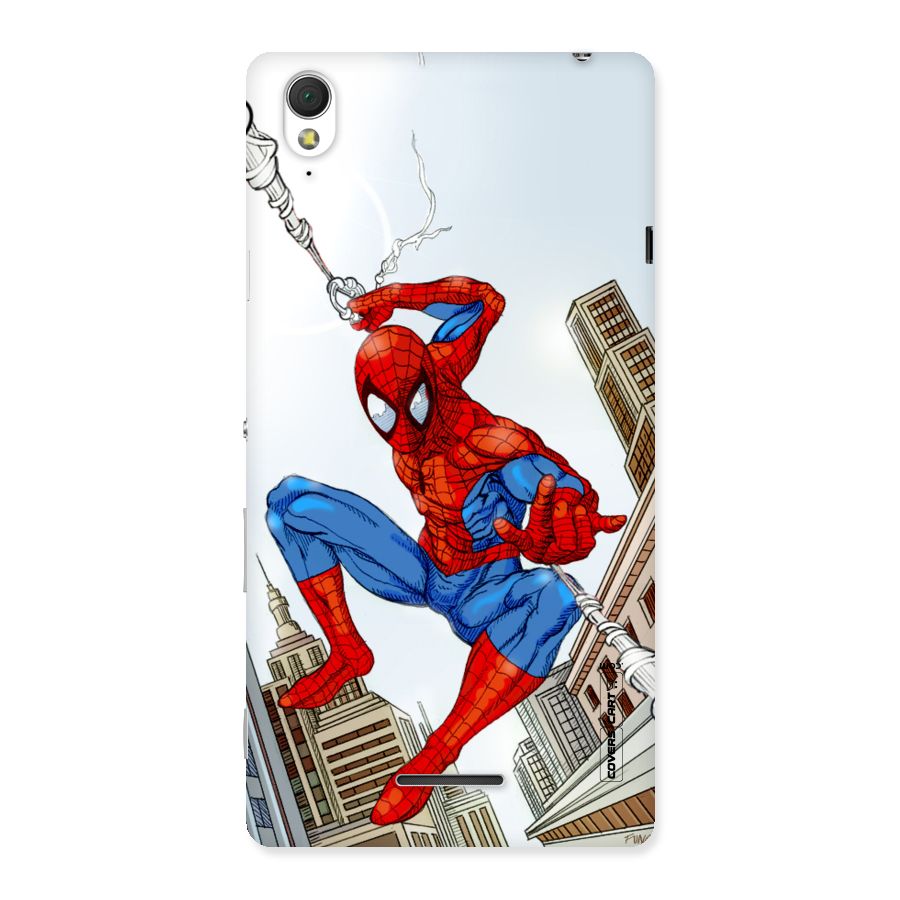 Comic Spider Man Back Case for Sony Xperia T3