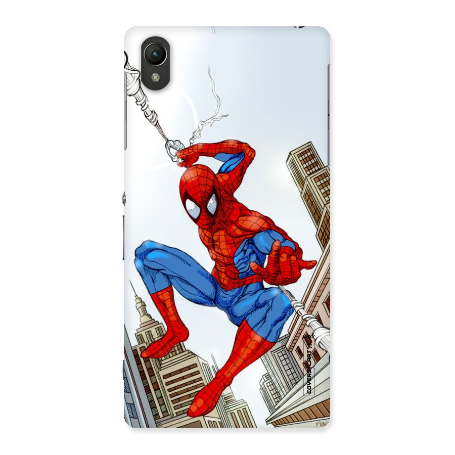 Comic Spider Man Back Case for Sony Xperia Z2