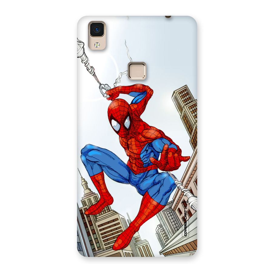 Comic Spider Man Back Case for V3 Max