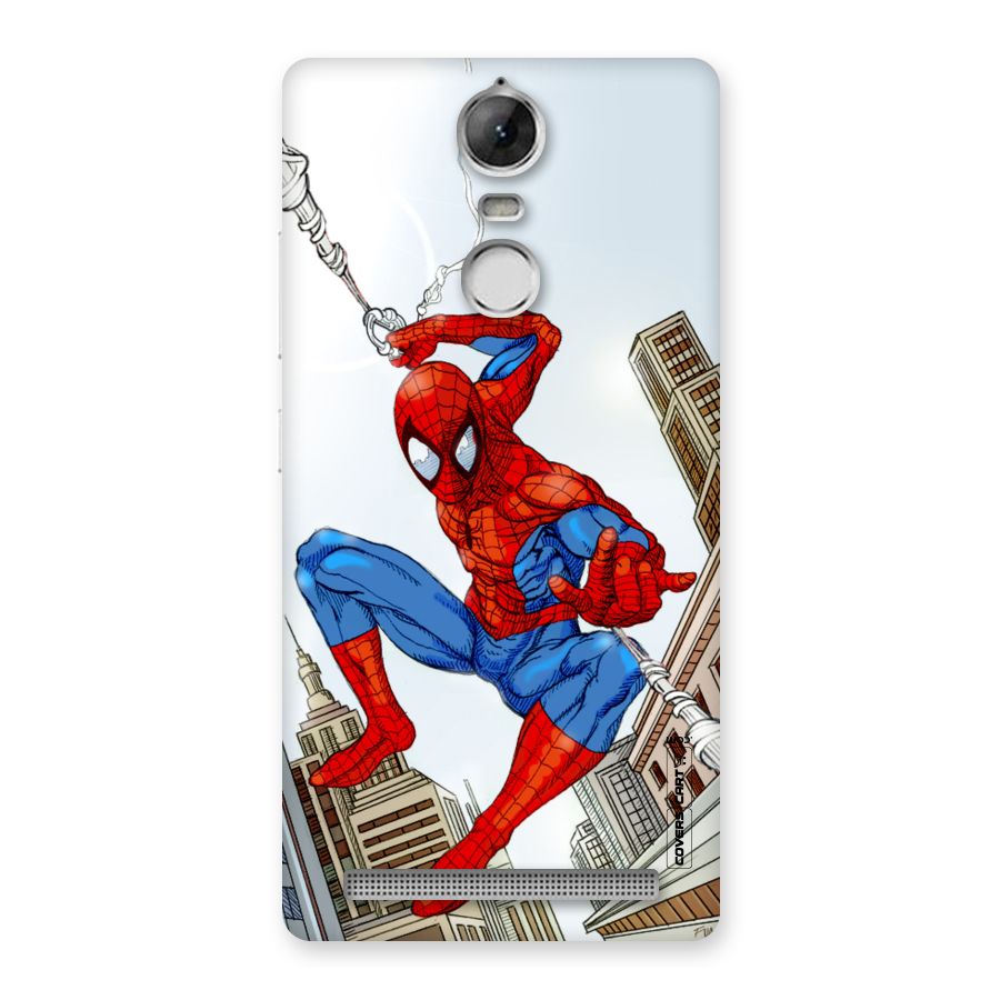 Comic Spider Man Back Case for Vibe K5 Note